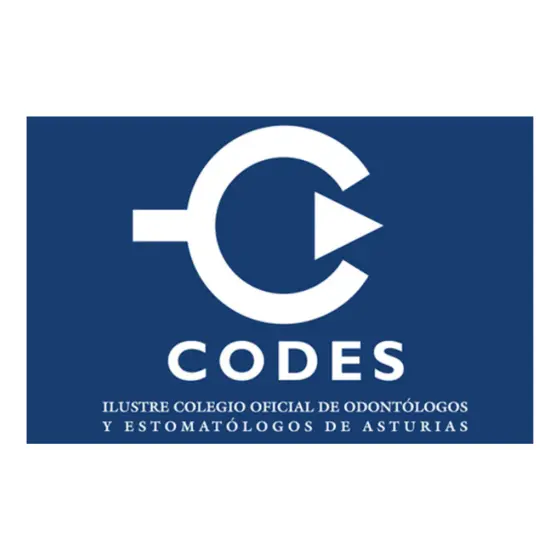 Logo del Ilustre Colegio Oficial de Odontólogos y Estomatólogos de Asturias (CODES)<br />